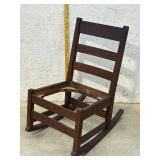 SIGNED L & J.G Stickley Ladyï¿½s Rocker - no Cushion