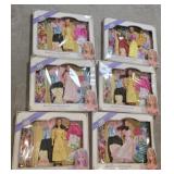 6 Judy fashion wardrobe doll sets - old store