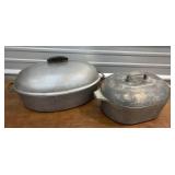Wagner Ware Magnalight & Club Aluminum Roaster