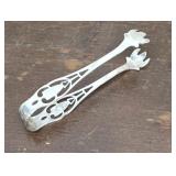 Sterling silver sugar tongs