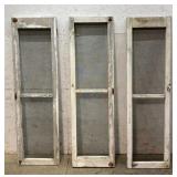 3 Screen Shutters 15.5/54.5