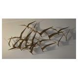 Birds in Flight Wall Sculpture by Curtis Jere