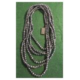 LONG aprx110' Honora dark gray /almost black