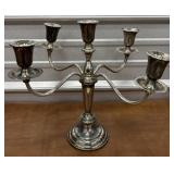 Beautiful candelabra. Silver colored. (silver