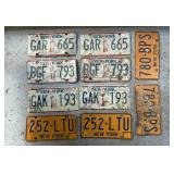 Vintage NY License Plates