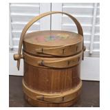 Small firkin sugar bucket