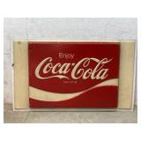 Coca-Cola Sign 60/36 Plastic 1 of 2