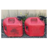5 Gallon Gas Cans (2) - shipping not available