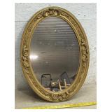 Oval Gilded Mirror 18/24