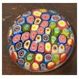 Gorgeous Murano glass millefiori paperweight