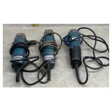 3 Makita Angle Grinders - work