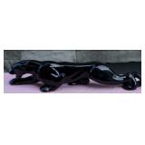1950's Black Panther Jaguar 22' TV Lamp Jacquelin