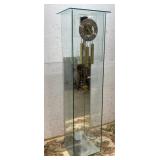 Dykstra Grandfather Clock w/etched beveled glass