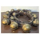 Beautiful set brass sleigh bells stamped #2,3,& 4