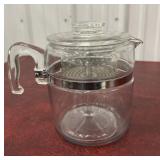 Pyrex flameware percolator