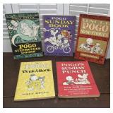 5 Pogo books by Walt Kelly