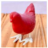 1960's Plastic Egg Laying Chicken Toy