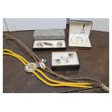 Men's cufflinks and bolos