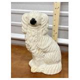 Staffordshire spaniel dog figurine Victorian-era