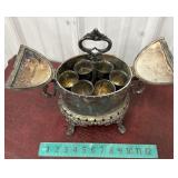 Victorian-era silverplate breakfast server