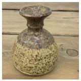 Glazed Speckled Pottery Vase