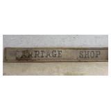 Wood Carriage Shop Sign  67/9