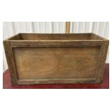Large wooden box