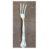 Gorham Rondo sterling silver cocktail fork