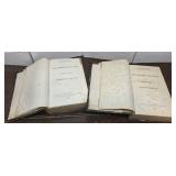 2 Harper's monthly magazines - 1863-1865 bound