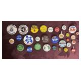 Assorted Vintage Pin Backs