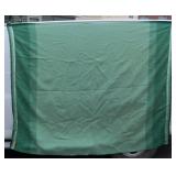 Vintage St. Mary's Satin Trim 100% Wool Blanket