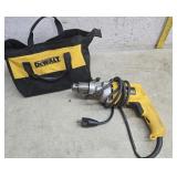 DeWalt ï¿½' drill with bag - works