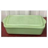 Jadeite FireKing Philbe refrigerator jar