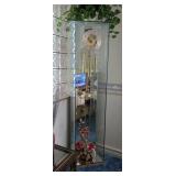Dykstra Grandfather Clock w/etched beveled glass