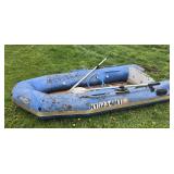Chilles inflatable raft unknown if it has holes