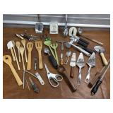 Kitchen utensils. Lots of goodies