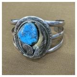 Navajo Sterling cuff bracelet