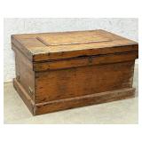 Early Carpenters Chest w/ trays 36/25/19