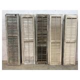 5 Pair of Shutters 14/56