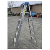 Werner aluminum step ladder
