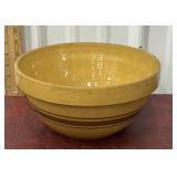 Yellow ware brown banded bowl