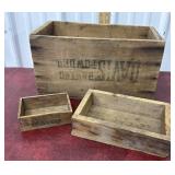 3 Old crates