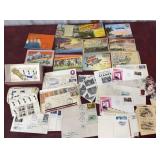 Postcards and stamps