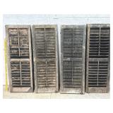 4 Pairs of Shutters (green) 15.5/44