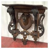 Black Forrest walnut clock shelf