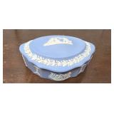Blue Wedgwood Jasperware Trinket Box