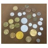 Coins, tokens