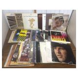 Assorted records- country, folk etc