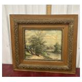 Landscape print gorgeous frame approx. 30x27