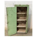 Painted 1 Door Cupboard- needs cleaning 22/13/49
